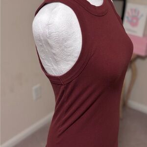 Banana Republic Red Fitted Tank Top